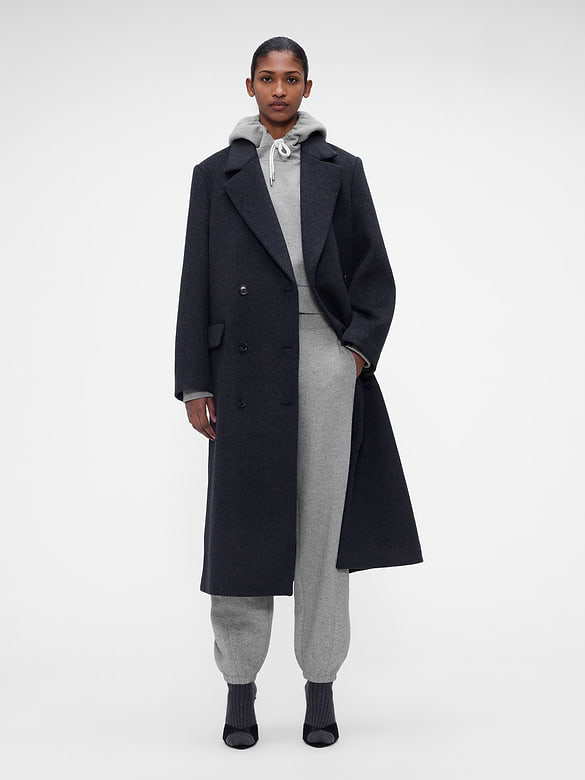 Gap × Victoria Beckham Wool-Blend Chesterfield Coat