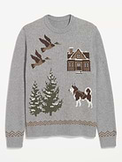 Image 1 of 3, crew neck, long sleeves, rib-knit trim, pullover style, prints varies, Product #1182480