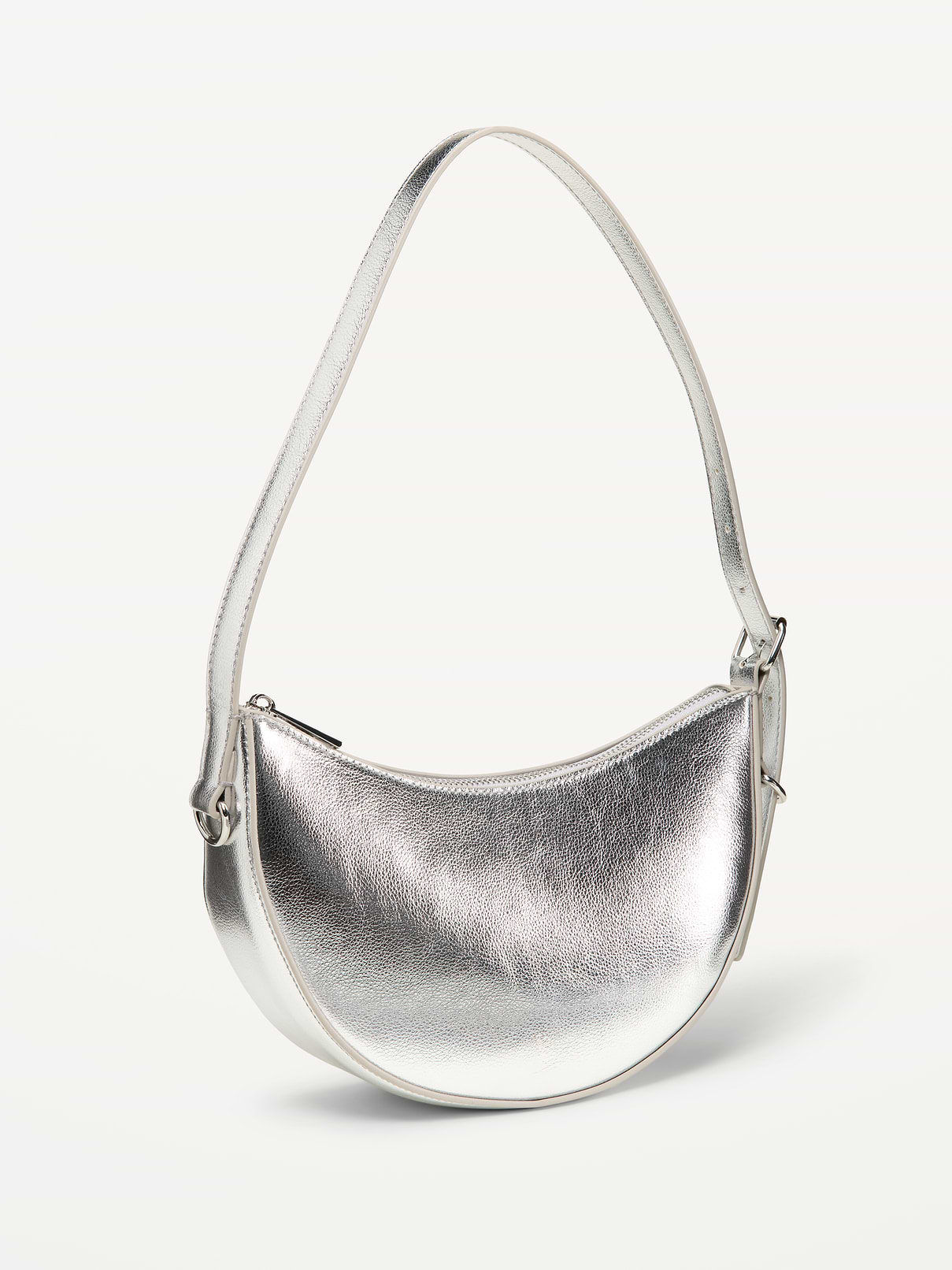 Image 2 of 4, Metallic Mini Crescent Bag