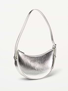 Image 2 of 4, Metallic Mini Crescent Bag
