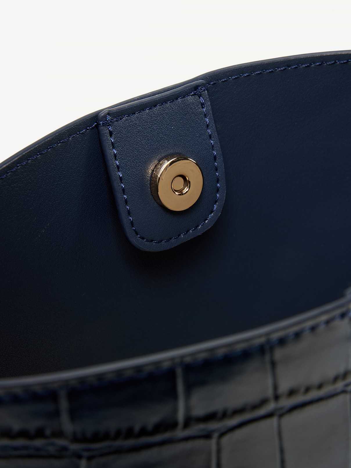 Image 3 of 4, Small Preppy Embossed Bucket Bag