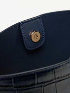 Image 3 of 4, Small Preppy Embossed Bucket Bag