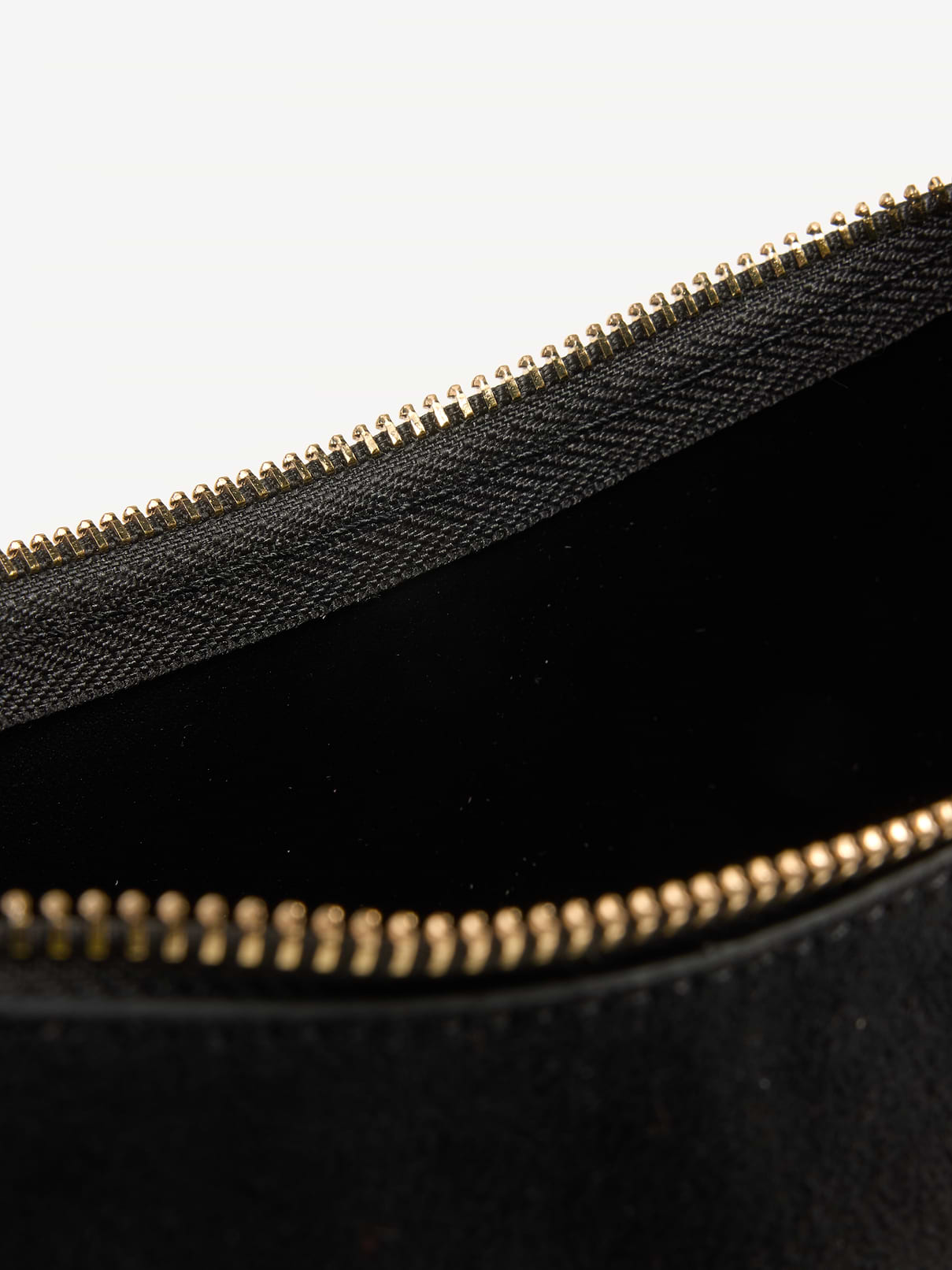 Image 3 of 4, Faux-Suede Mini Crescent Bag