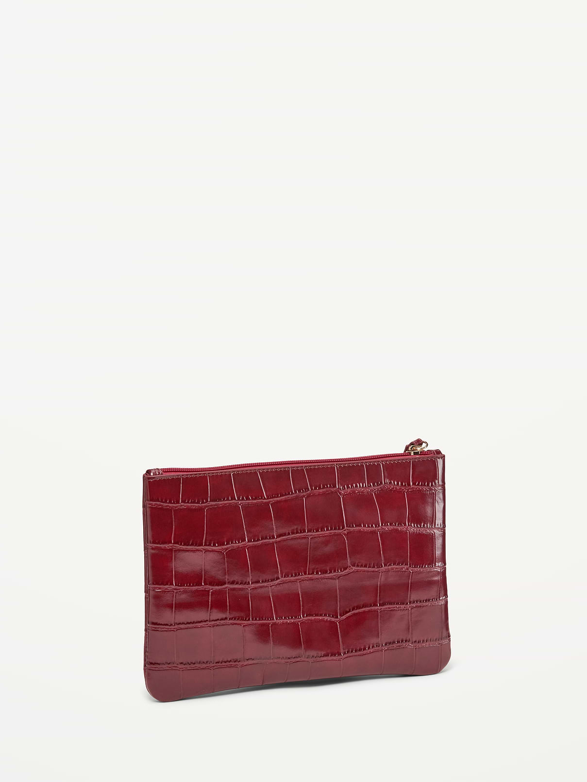 Image 2 of 4, Faux-Leather Wristlet
