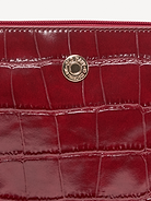 Image 4 of 4, Faux-Leather Wristlet