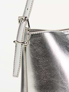 Image 4 of 4, Small Preppy Metallic Bucket Bag