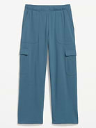 Image 1 of 2, The perfect-weight, never-taking-this-off fleece., New! your favorite wide-leg sweatpants now with an improved waistband and internal drawstring, on-seam pockets, cargo pockets, pull-on style, online exclusive, Product #911479