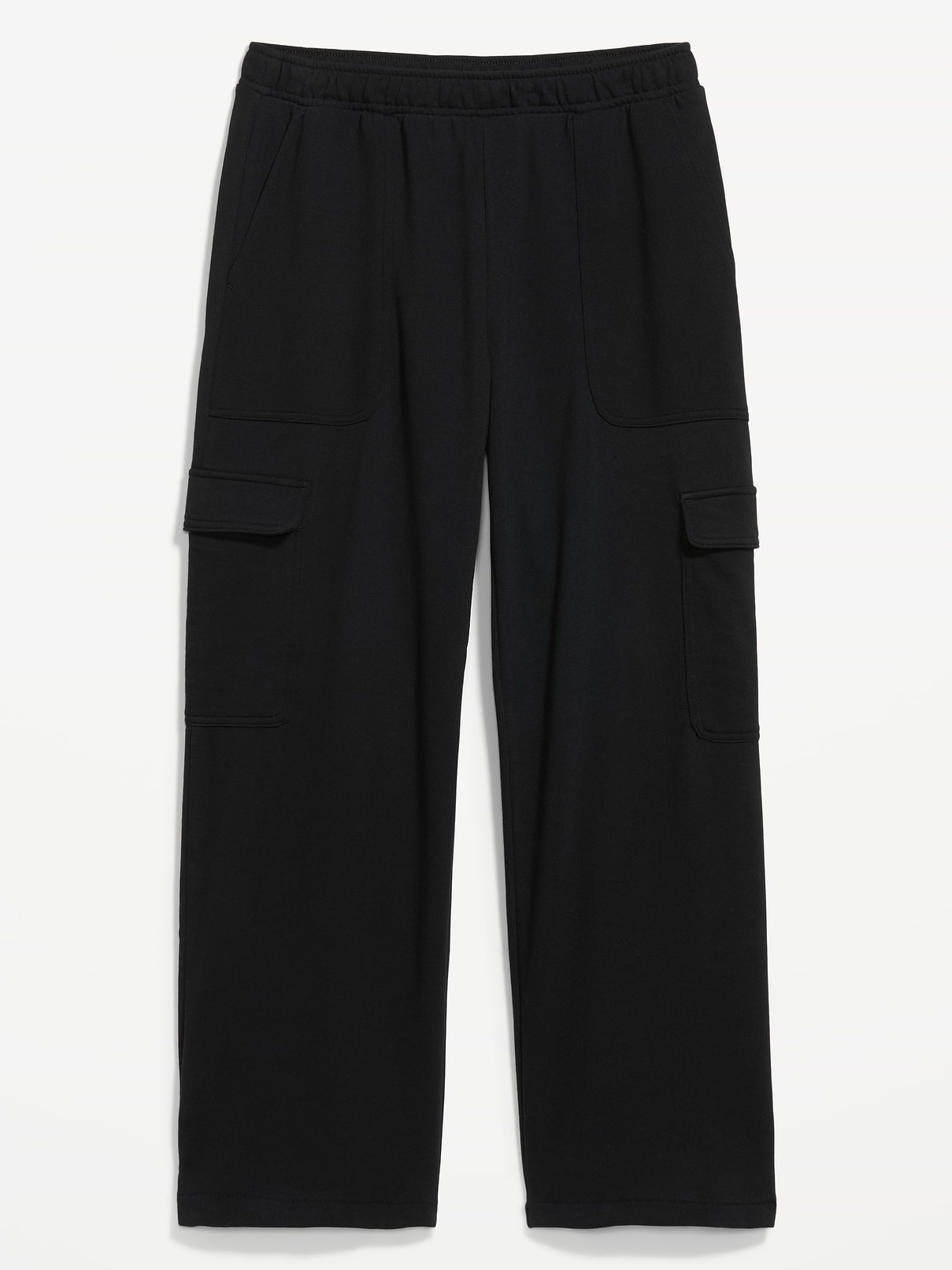 Image 2 of 3, High-Waisted SoComfy Wide-Leg Cargo Sweatpants