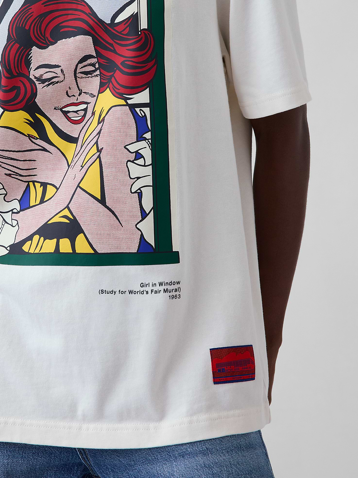 Image 6 of 10, Gap | Litchenstein | Whitney | Girl in Window Graphic T-Shirt