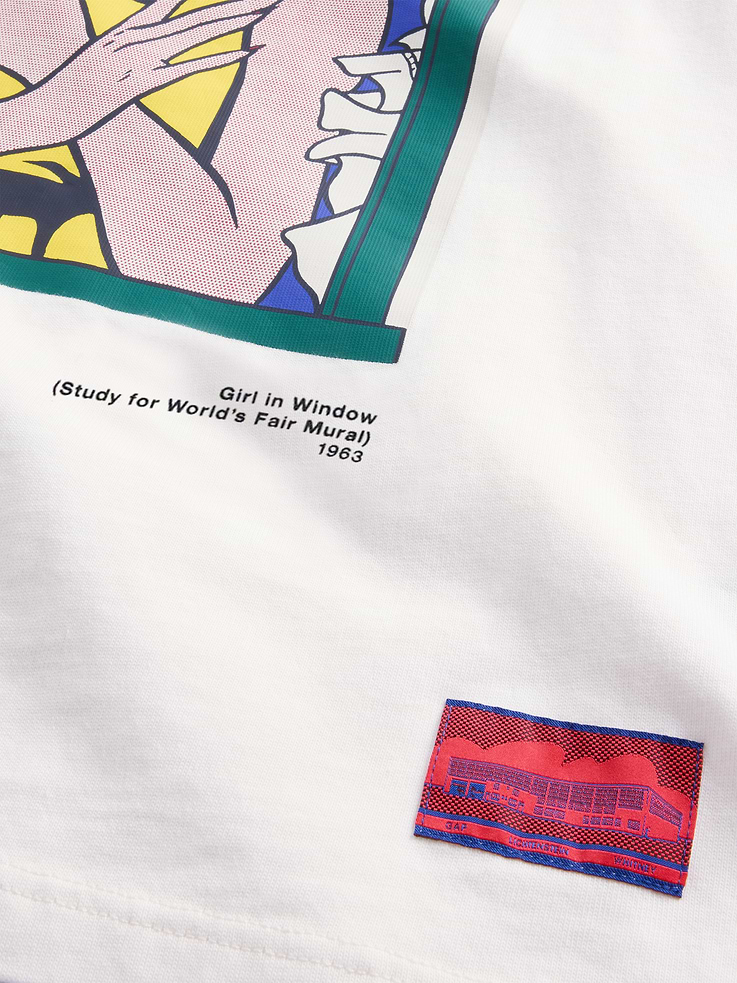 Image 7 of 10, Gap | Litchenstein | Whitney | Girl in Window Graphic T-Shirt