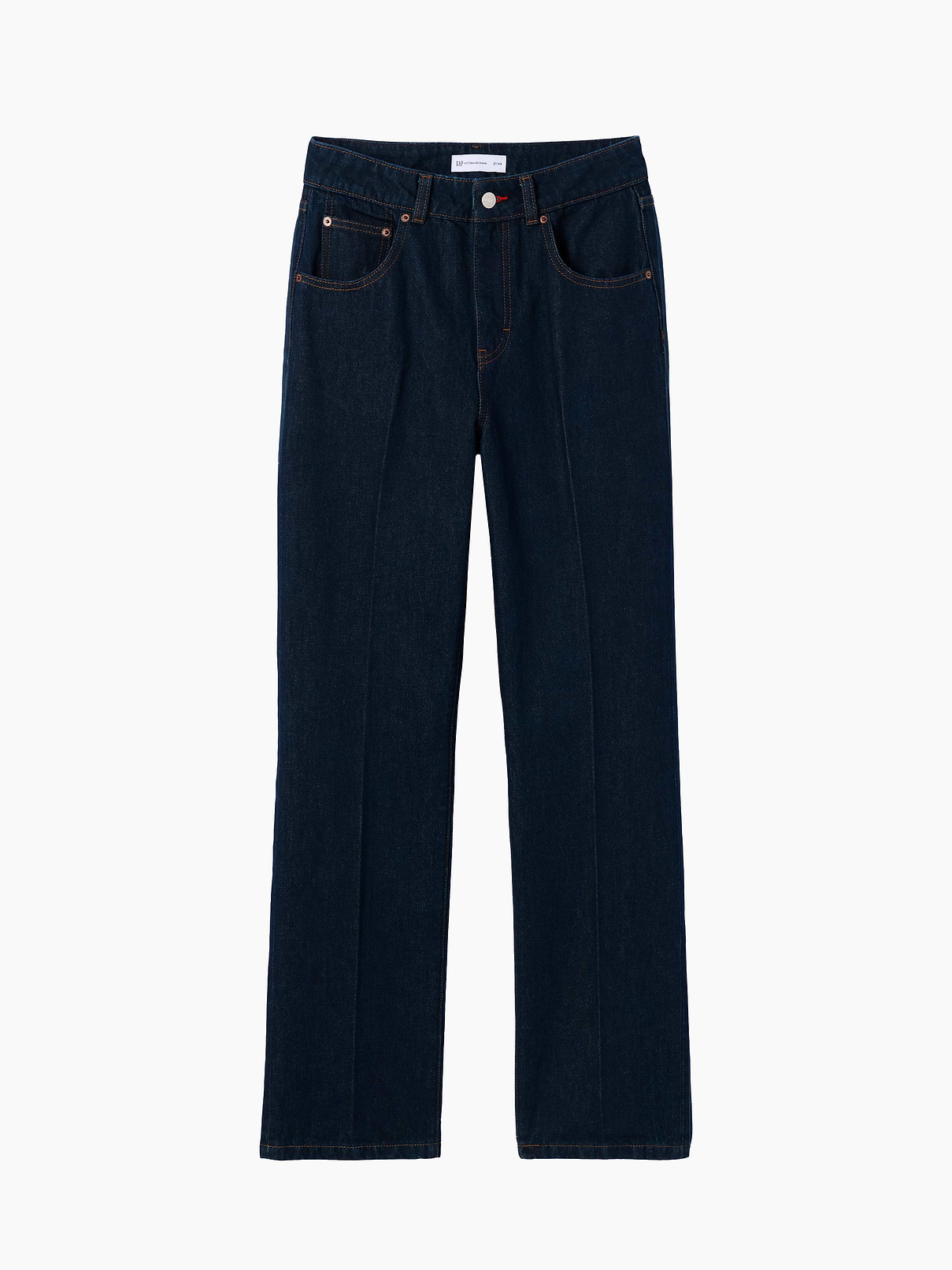Image 9 of 9, Gap × Victoria Beckham High Rise Straight Jeans, Cardmember Early Access