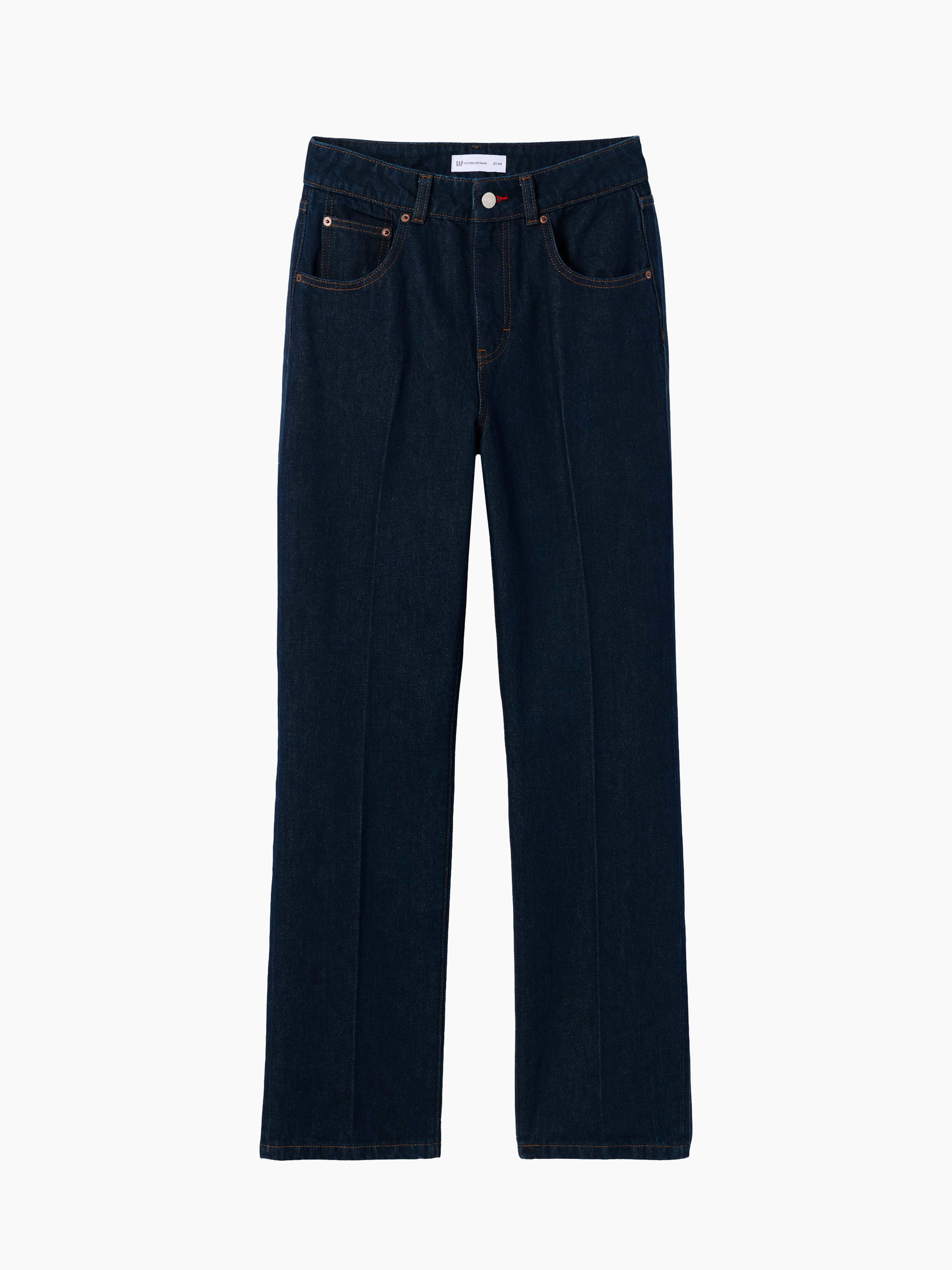 Image 9 of 9, Gap × Victoria Beckham High Rise Straight Jeans, Cardmember Early Access