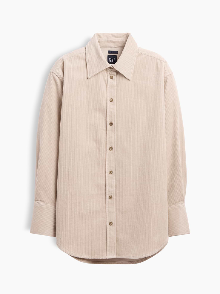 Image 5 of 5, Corduroy Big Shirt