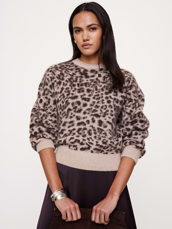 Cashmere-Silk Roll-Neck Sweater