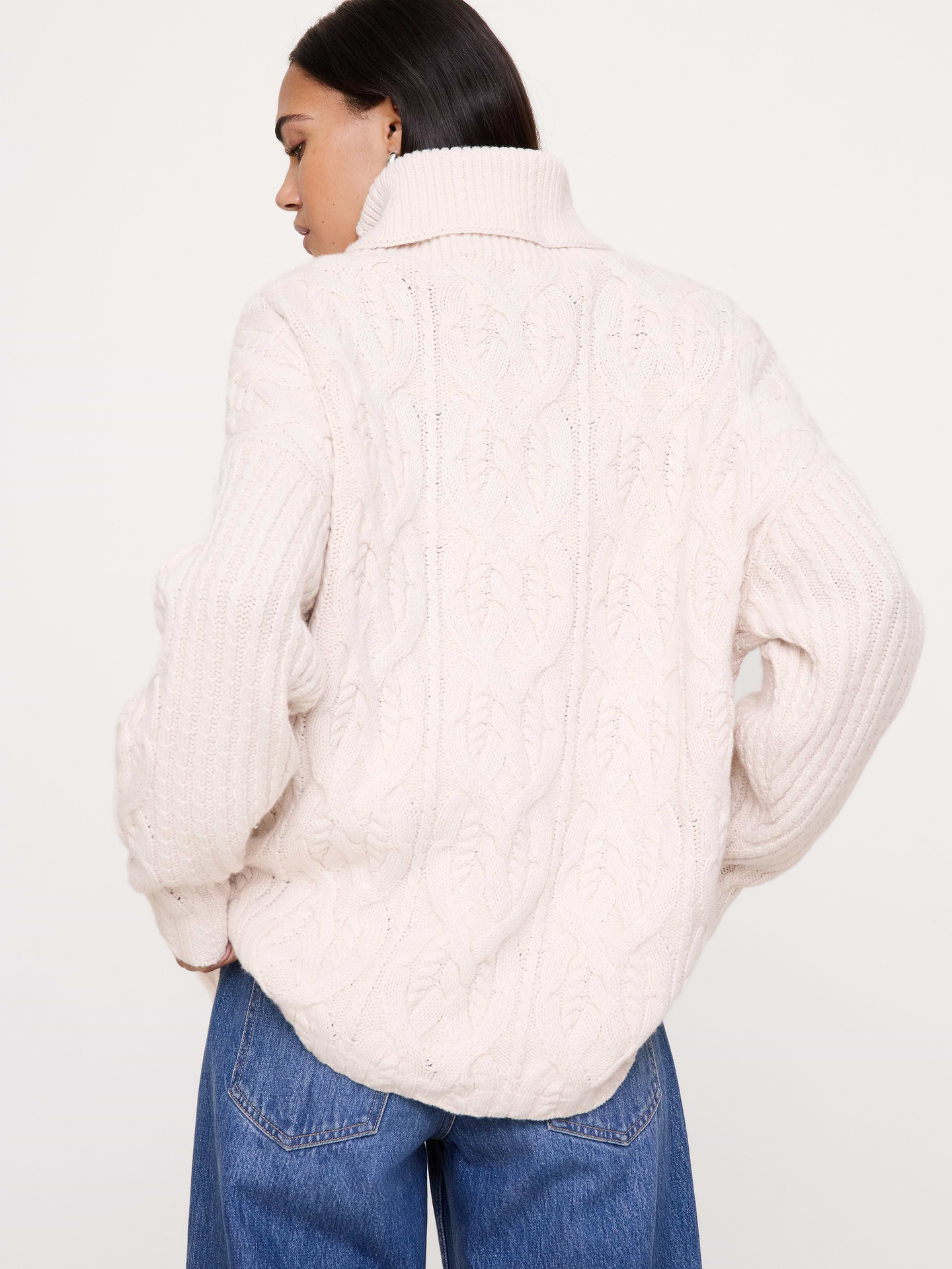Image 2 of 3, Archive Reissue Merino-Cotton Tunic Sweater