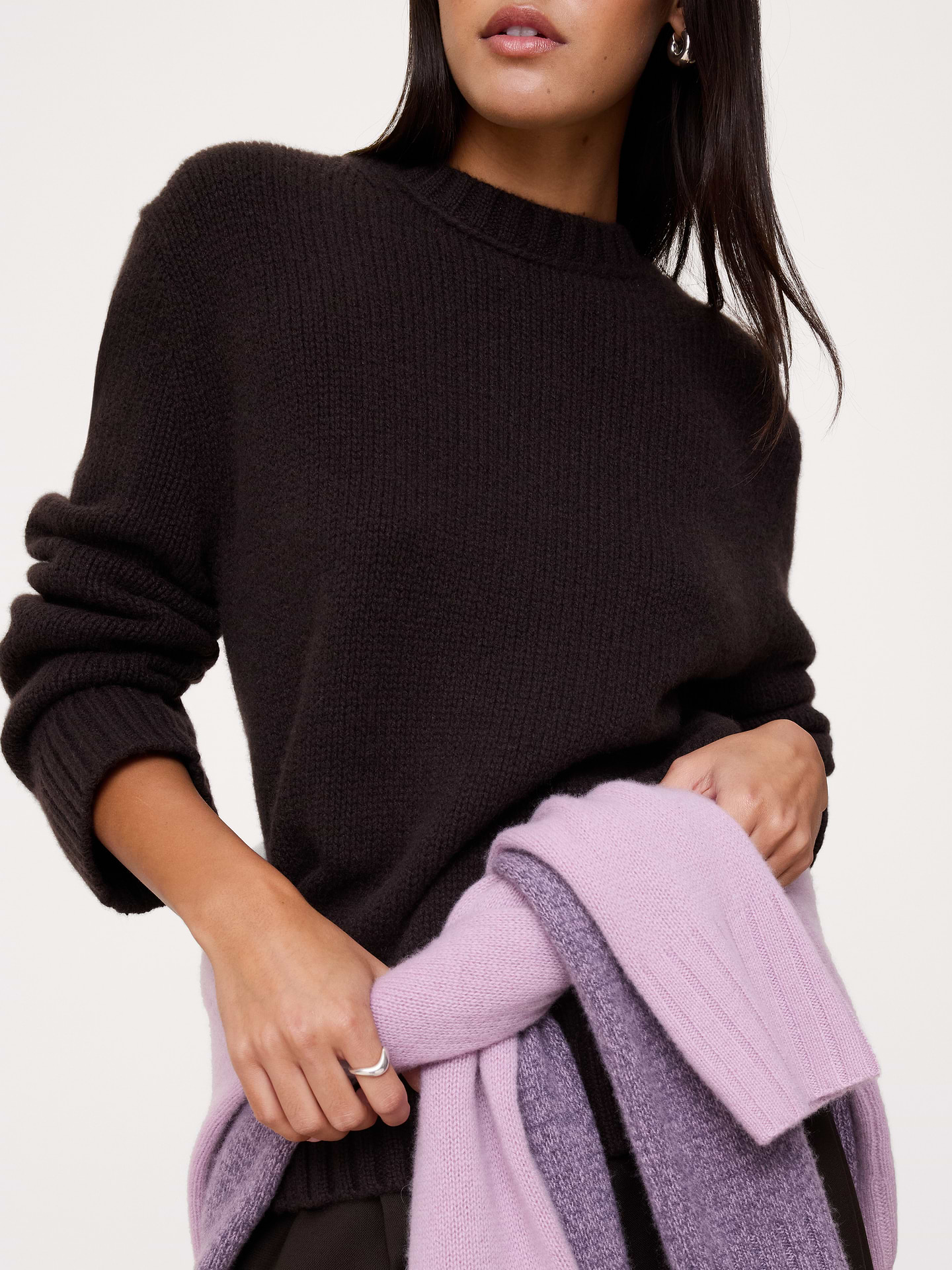 Image 6 of 6, Cashmere Crew-Neck Sweater