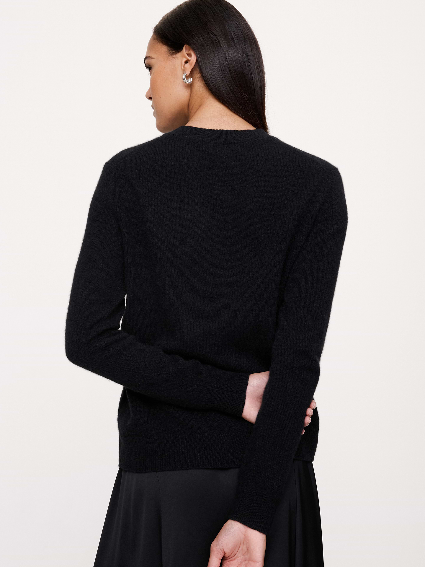 Image 2 of 8, Lightweight Cashmere Crew-Neck Sweater