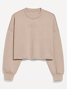 Image 1 of 2, crew neck, long sleeves, drop shoulders, logo graphic, Product #1185246