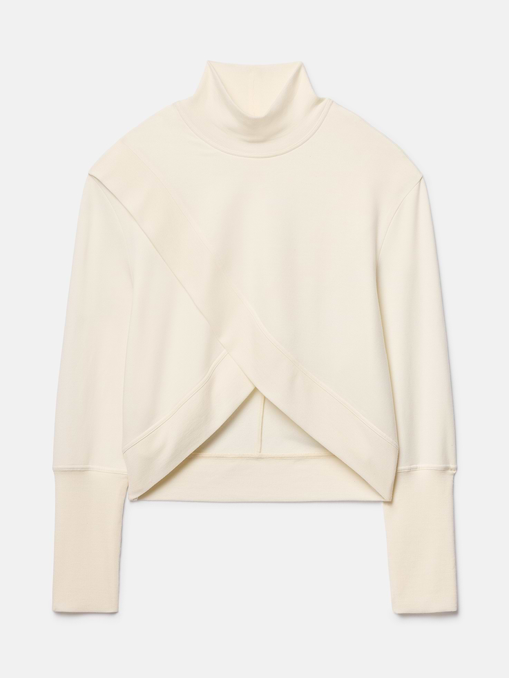 Image 6 of 6, Coaster Luxe Mock Neck Sweatshirt