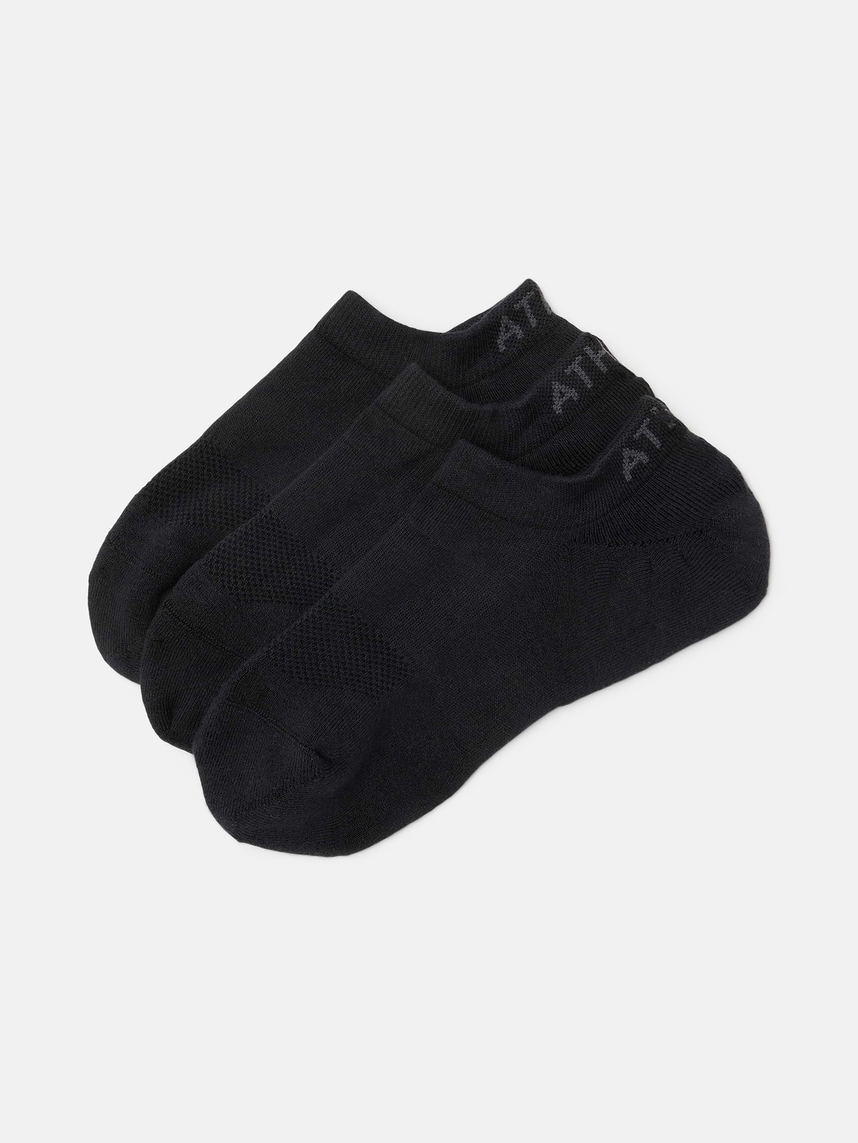 Image 1 of 3, FOR: Commuting, work, and travel, FEEL: Sleek fabric with supportive compression, FAVE: Compressive construction at arch, Ribbing provides extra comfort, Product #658349