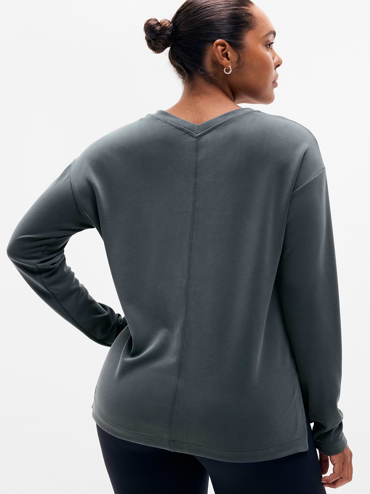 Image 6 of 7, Seasoft V-Neck Sweatshirt