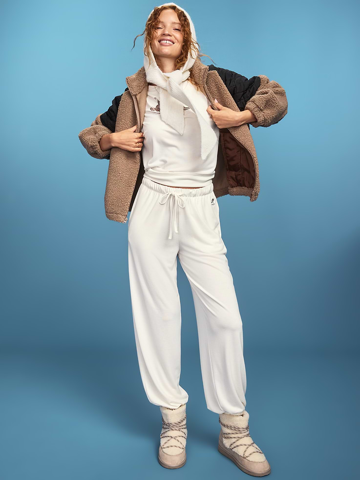 Image 1 of 7, elastic tie waist, on-seam pockets, cinched leg cuffs, licensed graphic, ©Disney, Product #1184401