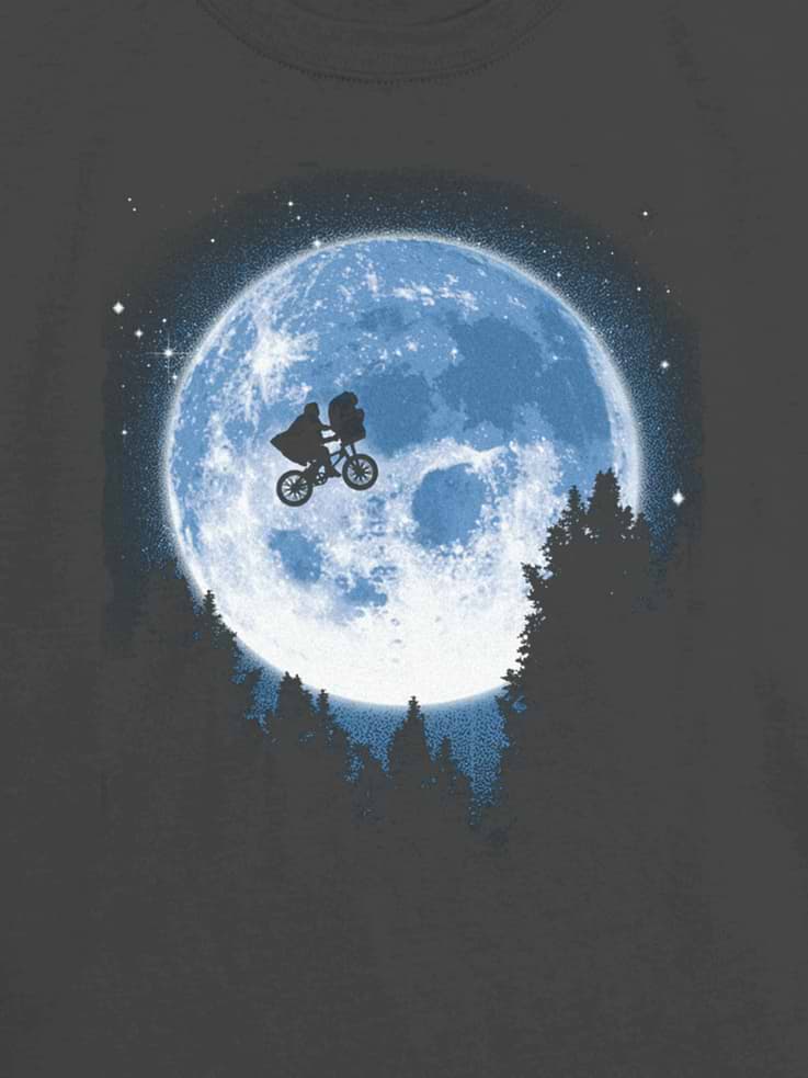 Image 3 of 3, Kids ET Moonlit Ride Graphic T-Shirt
