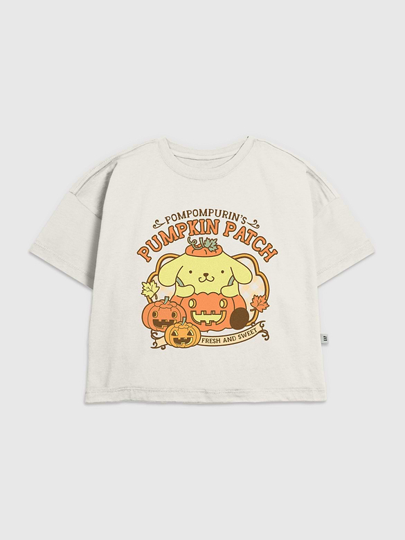 Kids Pompompurin Pumpkin Graphic T-Shirt