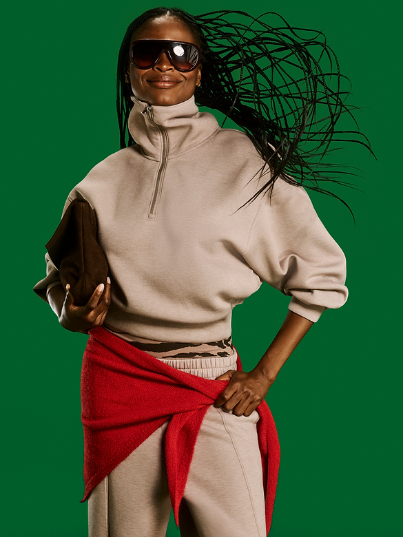 Bounce Fleece Half-Zip Pullover Sweatshirt