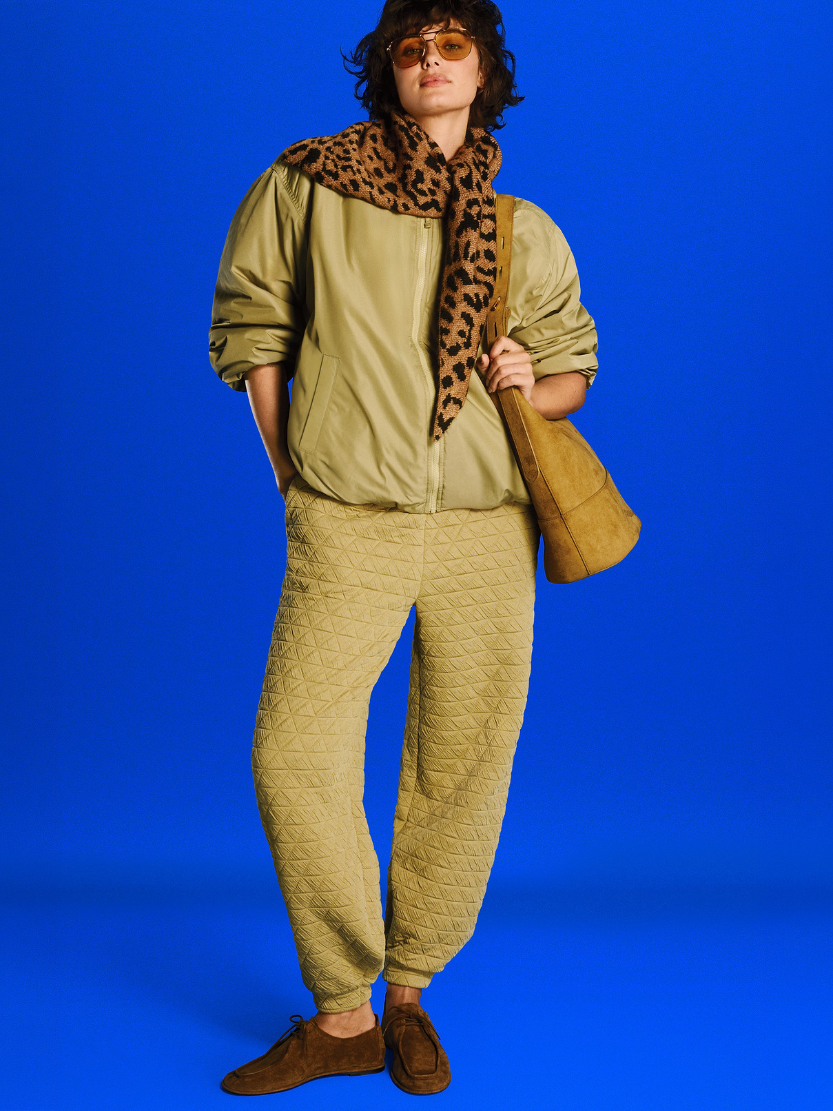 Quilted Bounce Fleece Sweatpants