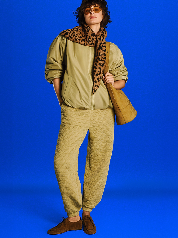 Quilted Bounce Fleece Sweatpants