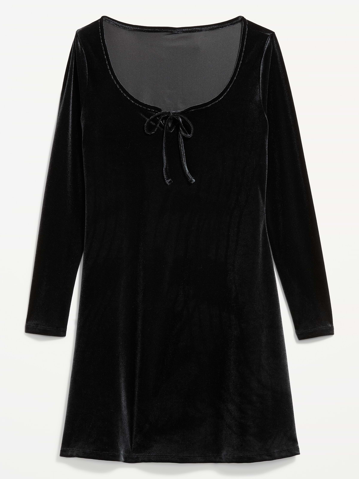 Velvet Fit & Flare Mini Dress