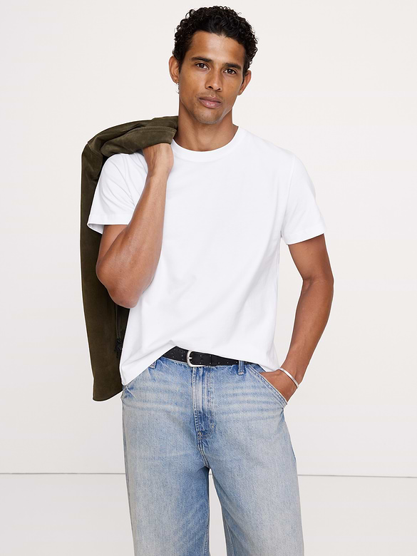Heavyweight Cotton Crew-Neck T-Shirt