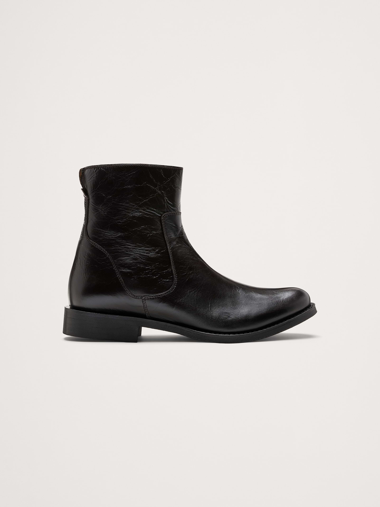 Image 1 of 5, One of the most versatile boots ever created, we updated the classic Chelsea silhouette with a zip closure and reached for beautiful Italian leather., Leather uppers., Leather lining., Rubber sole., Made in Portugal., Product #1180024