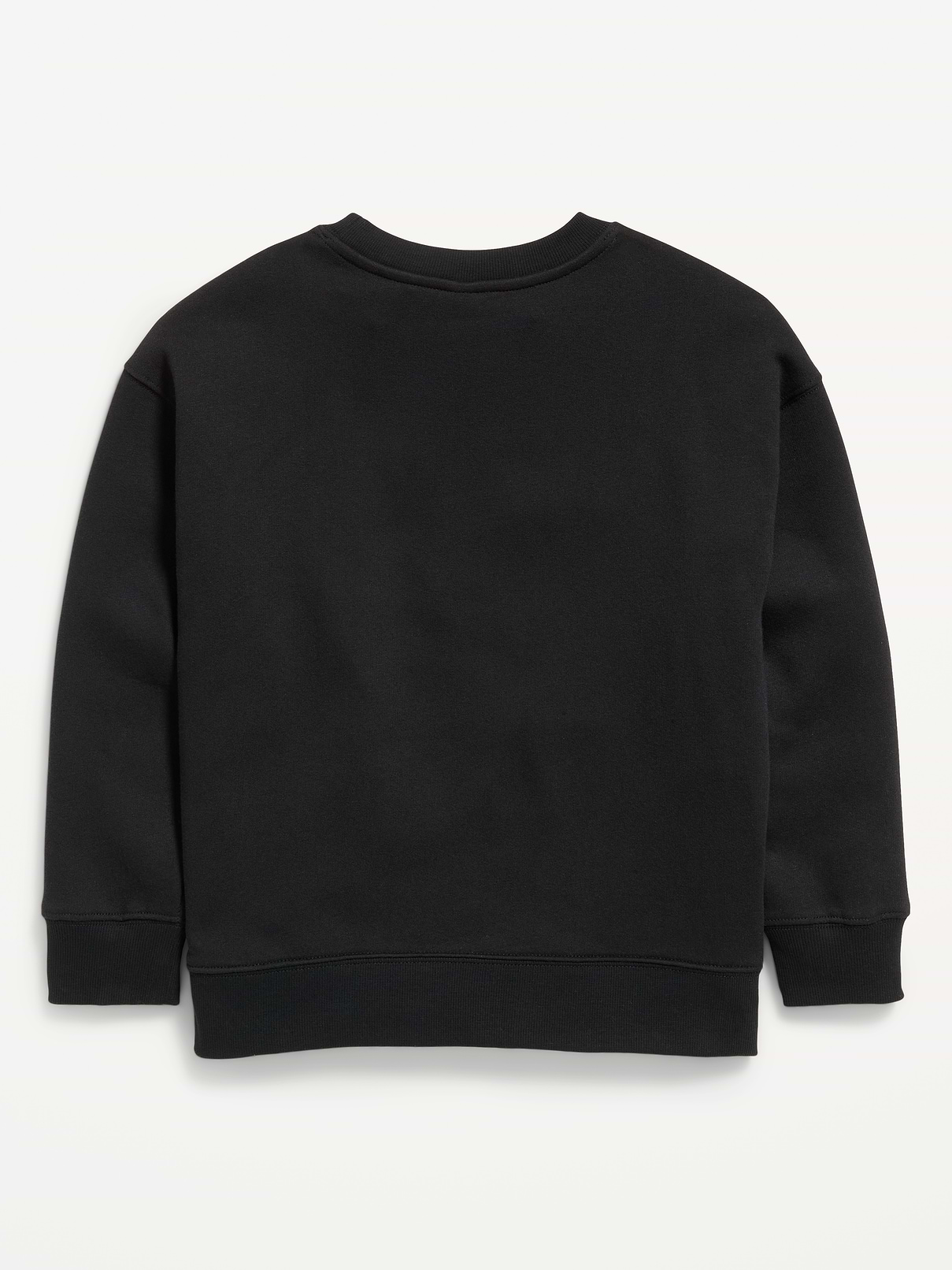 Image 3 of 3, Oversized Logo Graphic Crew-Neck Sweatshirt for Boys