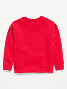 Image 3 of 3, Oversized Logo Graphic Crew-Neck Sweatshirt for Boys