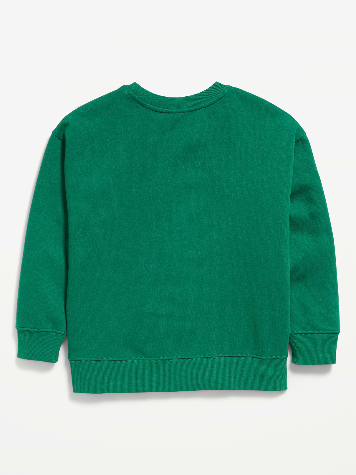 Image 3 of 3, Oversized Logo Graphic Crew-Neck Sweatshirt for Boys