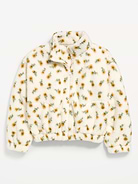 Image 1 of 3, standing collar, long sleeves, drop shoulders, full zipper, hand-warming pockets, all-over print, Product #1182452