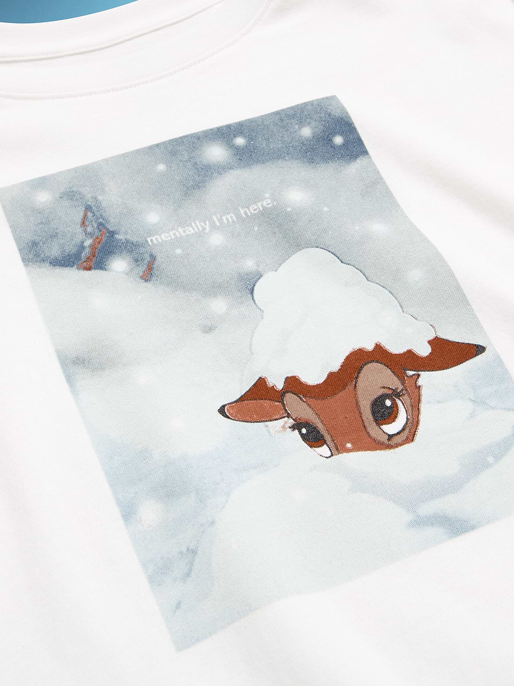 Image 6 of 10, Old Navy x Disney Bambi EveryWear Crew-Neck T-Shirt for Women