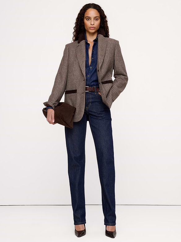 Boyfriend Italian Tweed Blazer