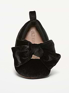 Image 2 of 4, Velvet Bow Ballet Flats for Baby