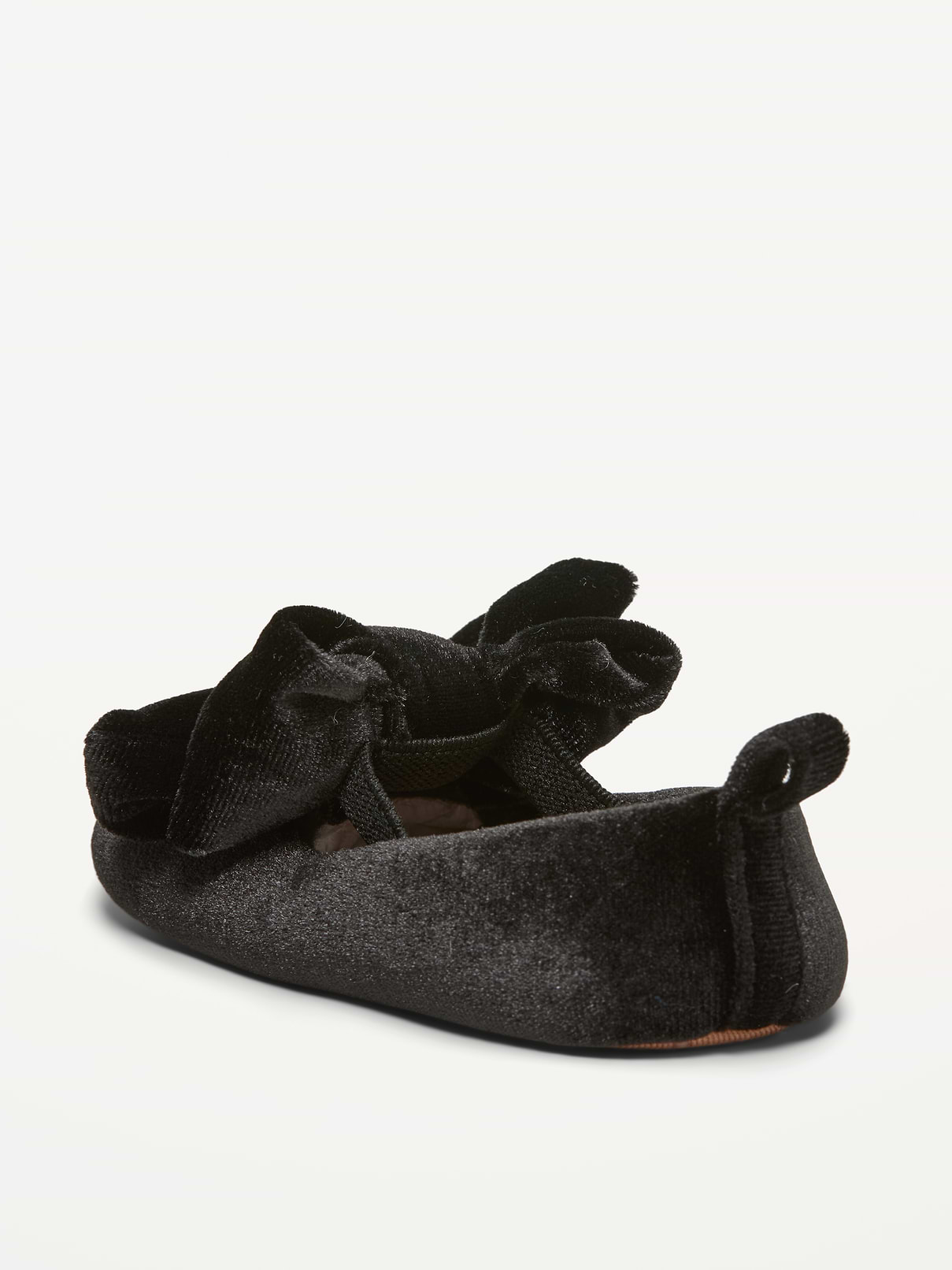 Image 3 of 4, Velvet Bow Ballet Flats for Baby