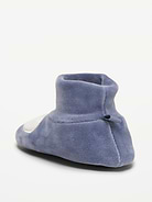 Image 3 of 4, Velour Penguin Slippers for Baby