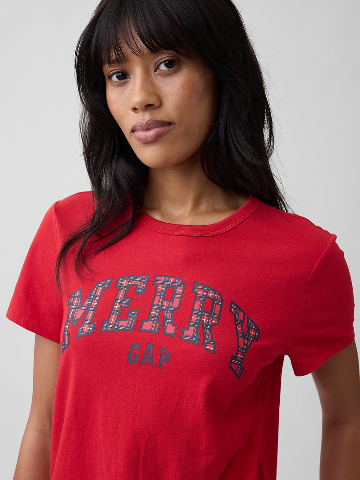 Image 4 of 5, Favorite Crewneck Graphic T-Shirt