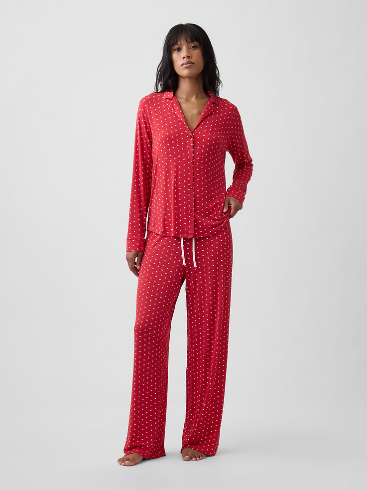 Image 3 of 4, Relaxed Modal PJ Shirt