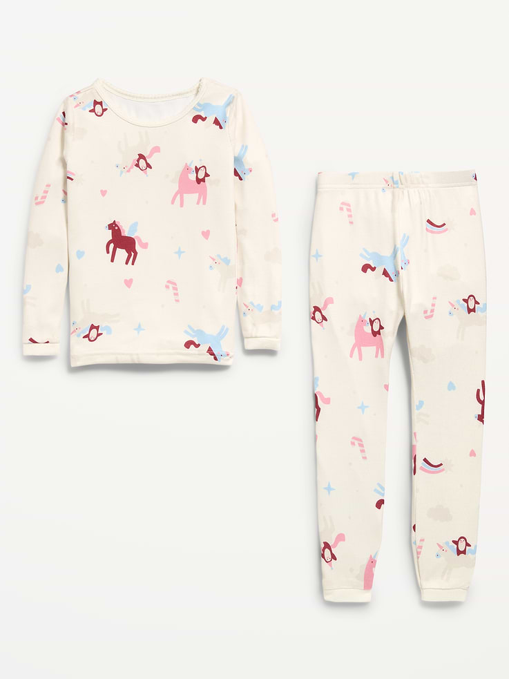 Image 2 of 2, SoftMode Printed Snug-Fit Pajama Set for Toddler & Baby