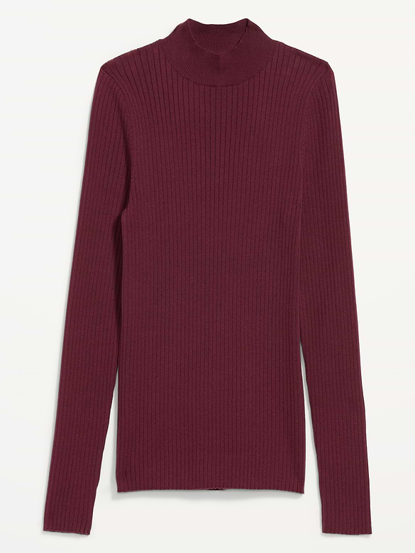 SoSoft Lite Ribbed Mock-Neck Sweater