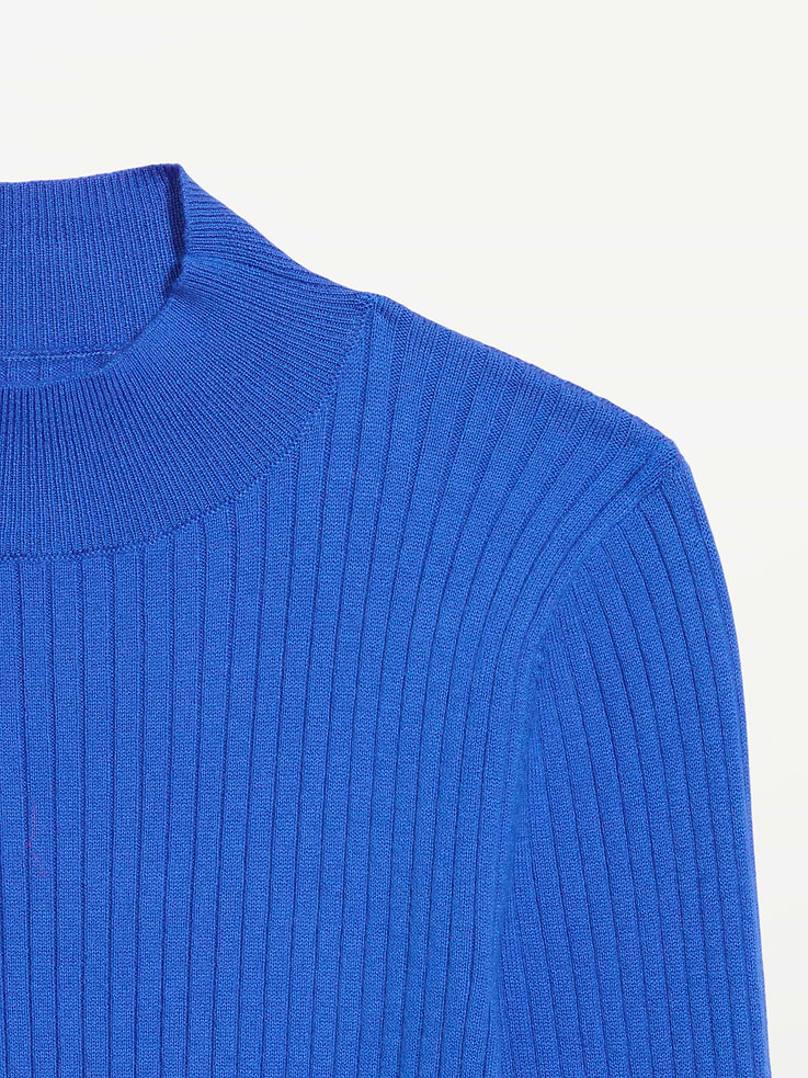 Image 3 of 4, SoSoft Lite Ribbed Mock-Neck Sweater