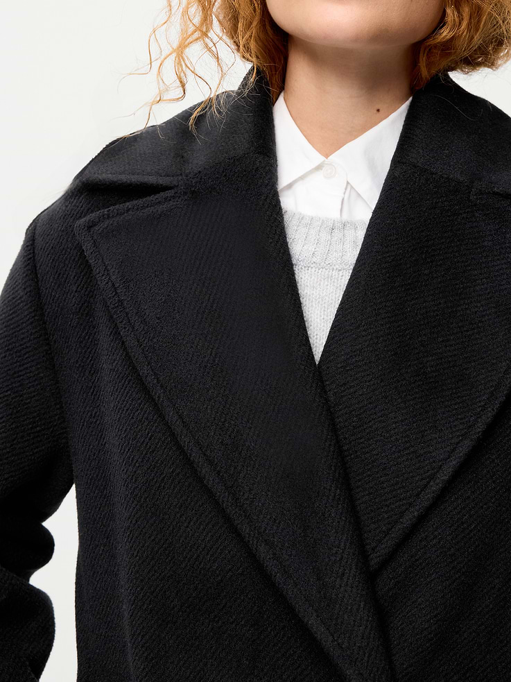 Image 4 of 6, Oversized Longline Overcoat
