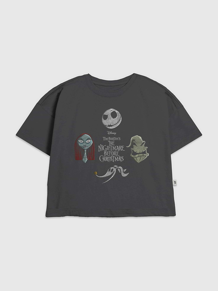 Image 1 of 3, Soft cotton T-shirt., Crewneck., Short sleeves., Officially licensed The Nightmare Before Christmas graphic at front., Fifth Sun is an internationally recognized manufacturer of exclusive licensed graphic apparel and innovative fashions for premium brands like Star Wars, Disney, Marvel, and Nintendo., This item is printed on demand.